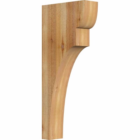 Ekena Millwork Yorktown Rough Sawn Corbel, Western Red Cedar, 4"W x 12"D x 28"H COR04X12X28YOR00RWR